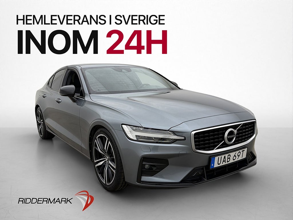 Volvo S60 T5 250hk R-Design VOC Värmare H/K Kamera CarPlay