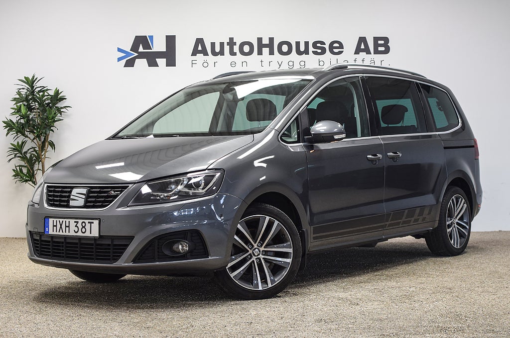 Seat Alhambra 1.4 TSI 7-Sits FR-Line Eldörrar Värmare Drag Garanti