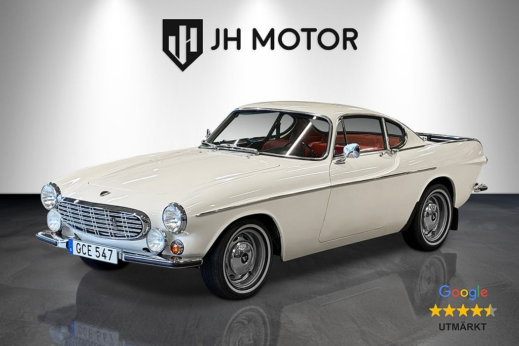 Volvo P1800 S Coupe -69 Sv-såld California Vit