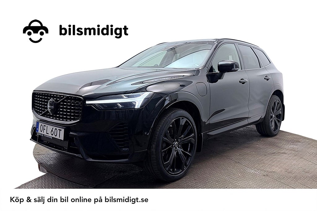 Volvo XC60 T8 Plug-In AWD Ultra Black Drag Pano 360° BLIS B&W HUD 456hk