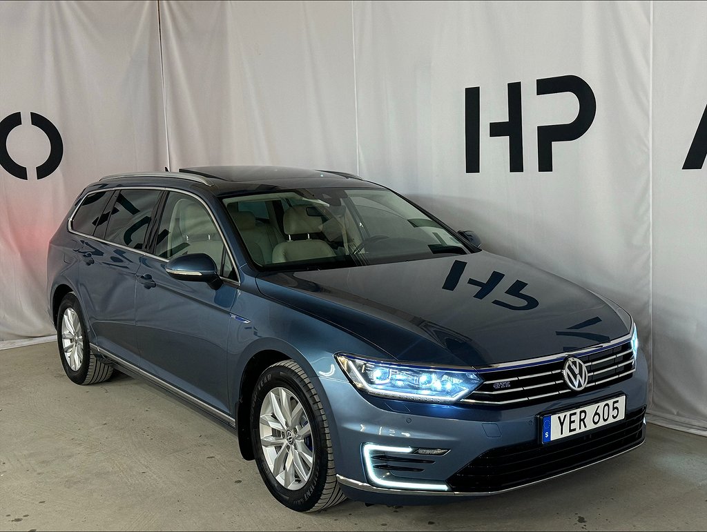 Volkswagen Passat SC GTE Hybrid Pano P-värm Drag Skinn