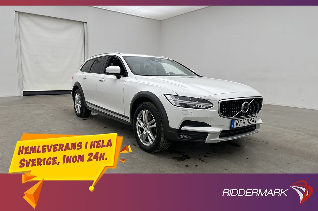 Volvo V90 Cross Country D4 AWD Momentum VOC Halvskinn Drag