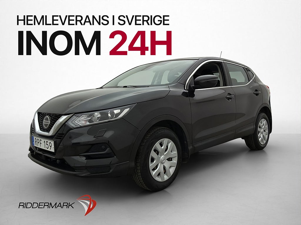 Nissan Qashqai 115hk Visia M&K-Värmare Bluetooth P-sensorer