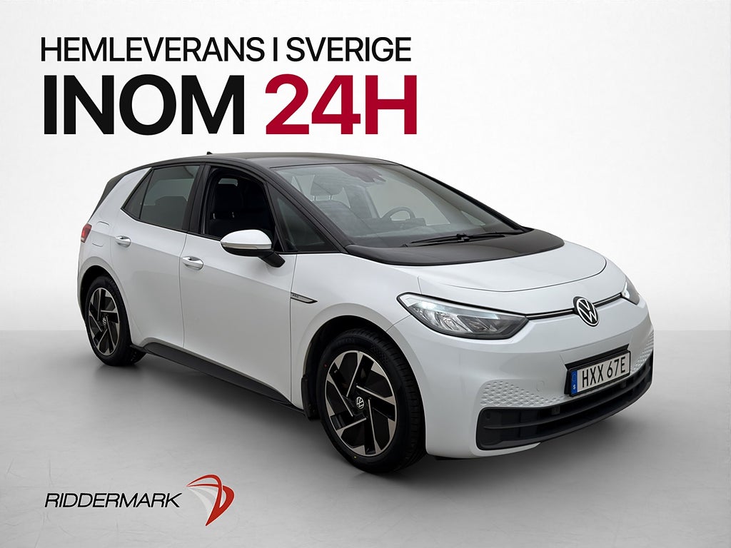 Volkswagen ID.3 Pro Performance 204hk Värmare Navi CarPlay
