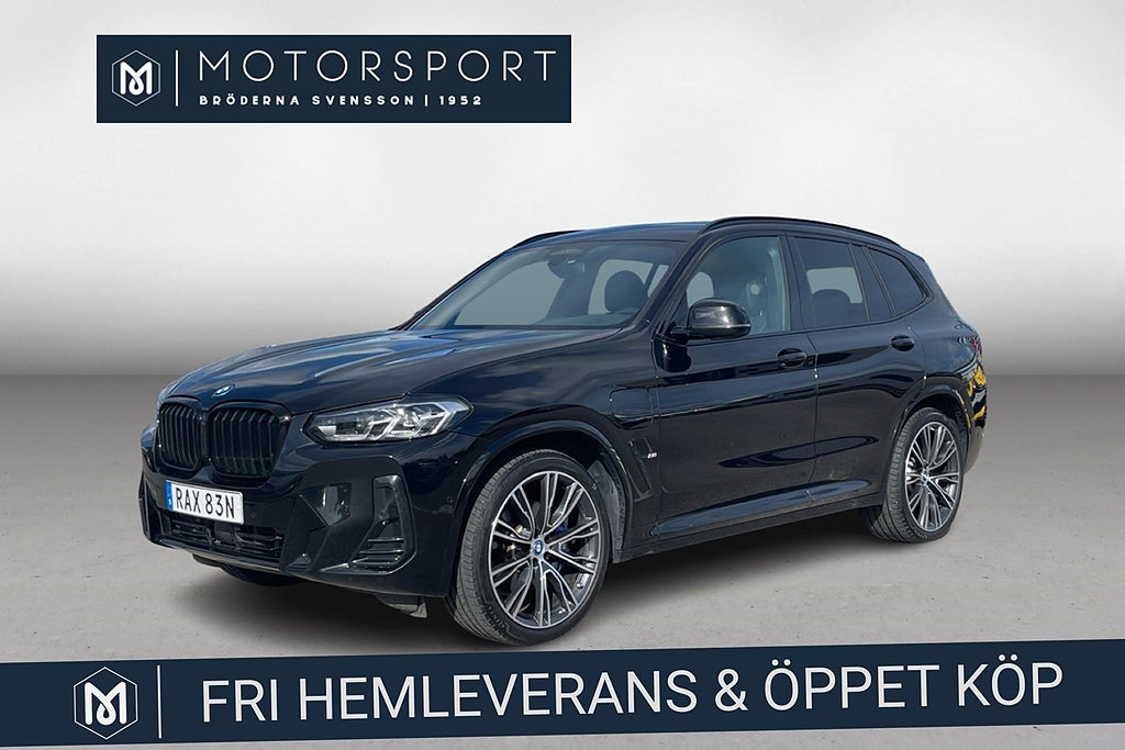 BMW X3 xDrive30e M Sport Adap-Farth Hifi Vernasca-läder Drag