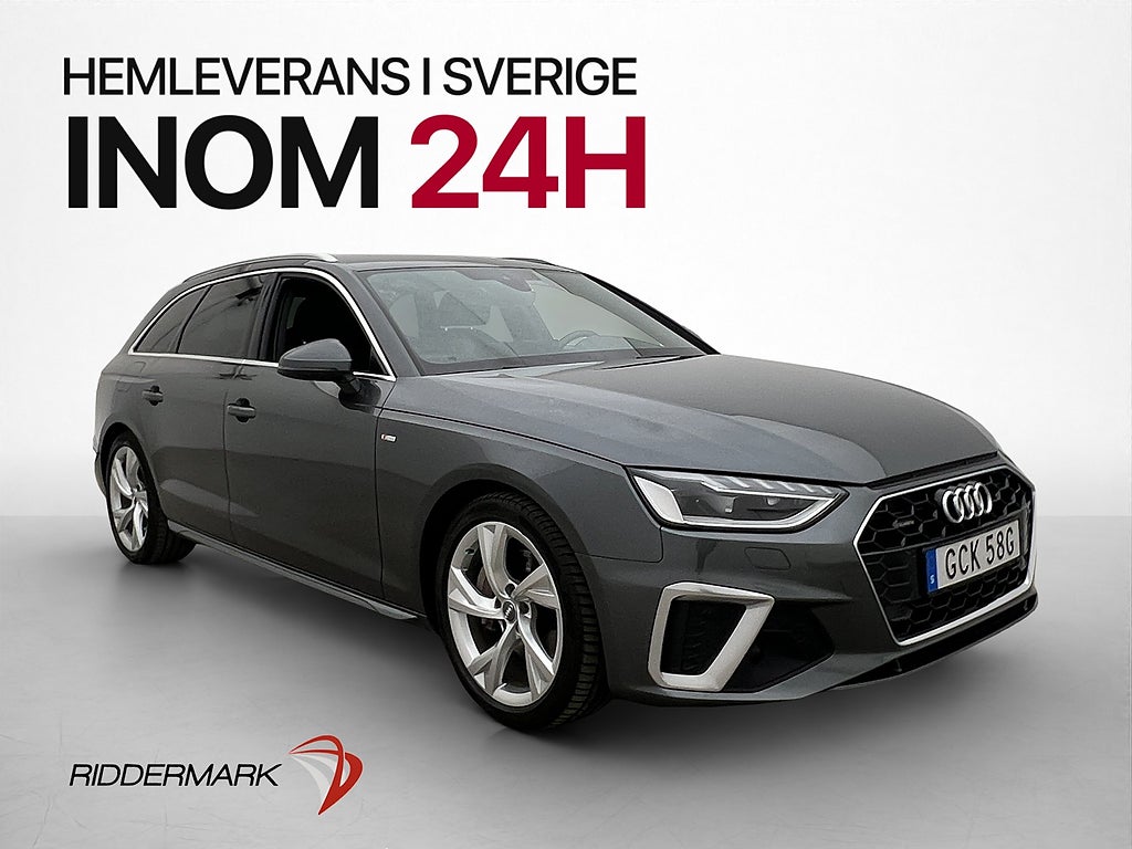 Audi A4 40 TDI Q S Line Värmare Cockpit Navi Drag