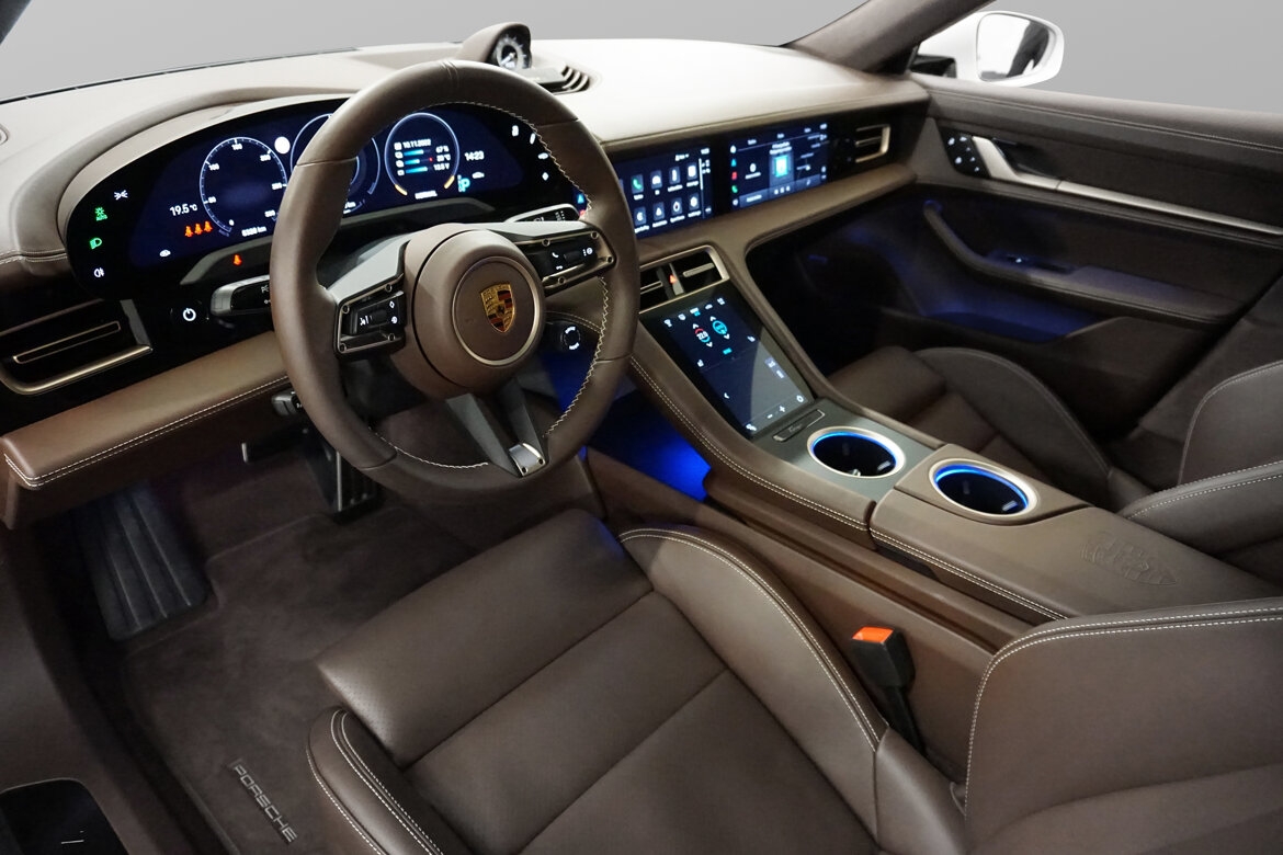 Porsche Taycan Turbo 680hk | Leasbar | Nypris 2.073.000:- 2022 - miniatyr 33