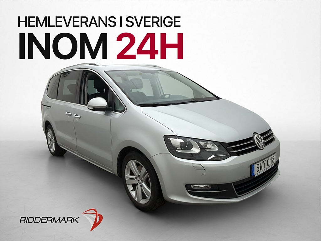 Volkswagen Sharan 2.0 TDI 4M GT 7-Sits Värmare Drag CarPlay
