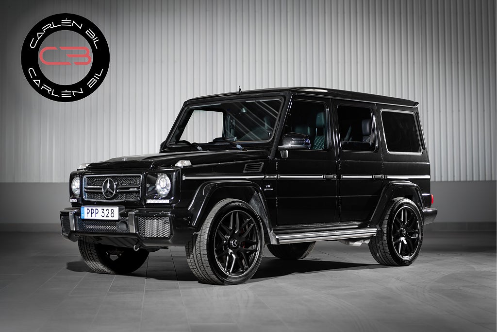 Mercedes-Benz G63 G 63 AMG Plus Designo Taklucka Värmare H/K Pano Drag 