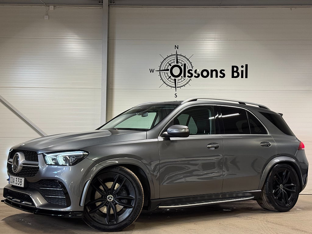 Mercedes-Benz GLE 350 d 4M AMG Drag Nappa Värmare 22" Sänkt *FET* 