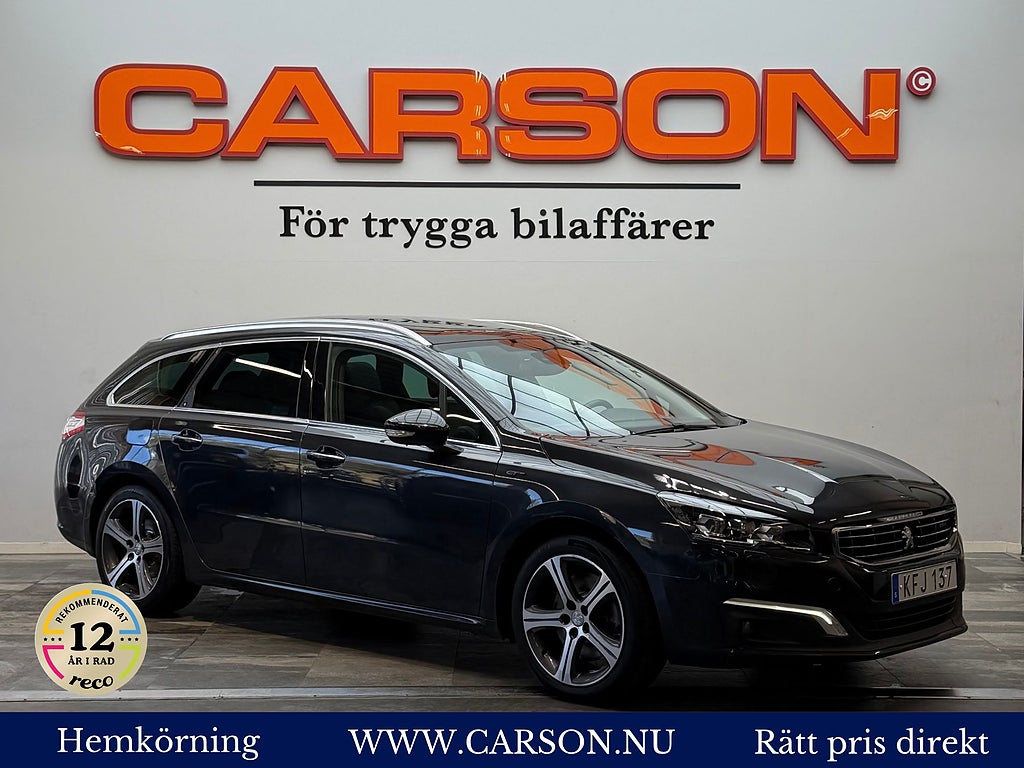 Peugeot 508 SW 2.0 Aut GT Panorama Backkamera Apple Carplay Dragkro