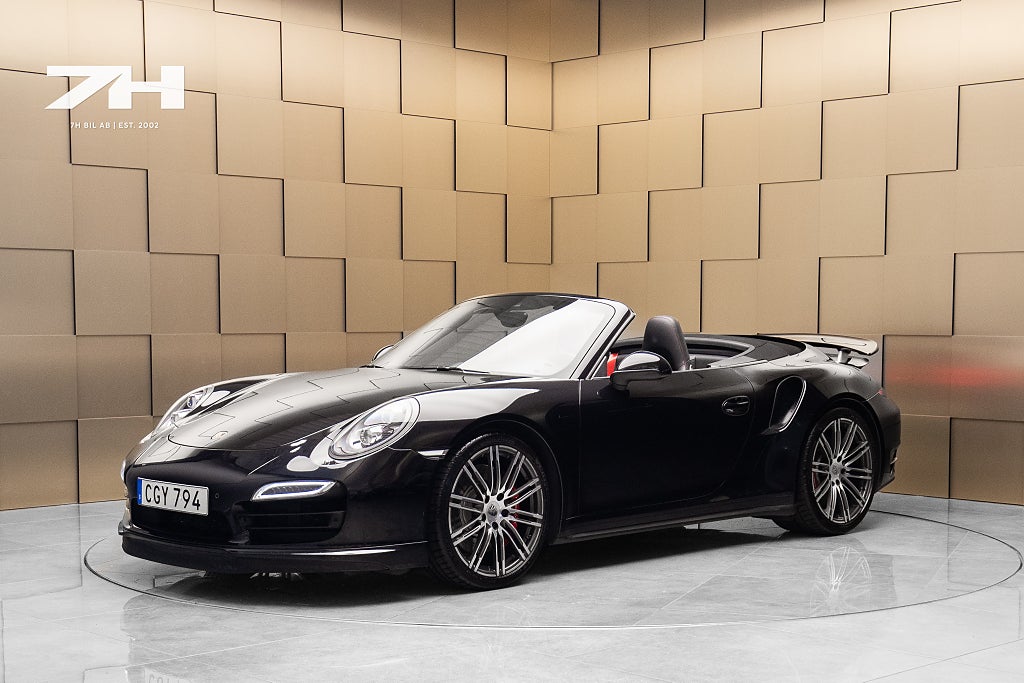 Porsche 911 991 Turbo Cabriolet / Sv.såld / Chrono / Farthållare