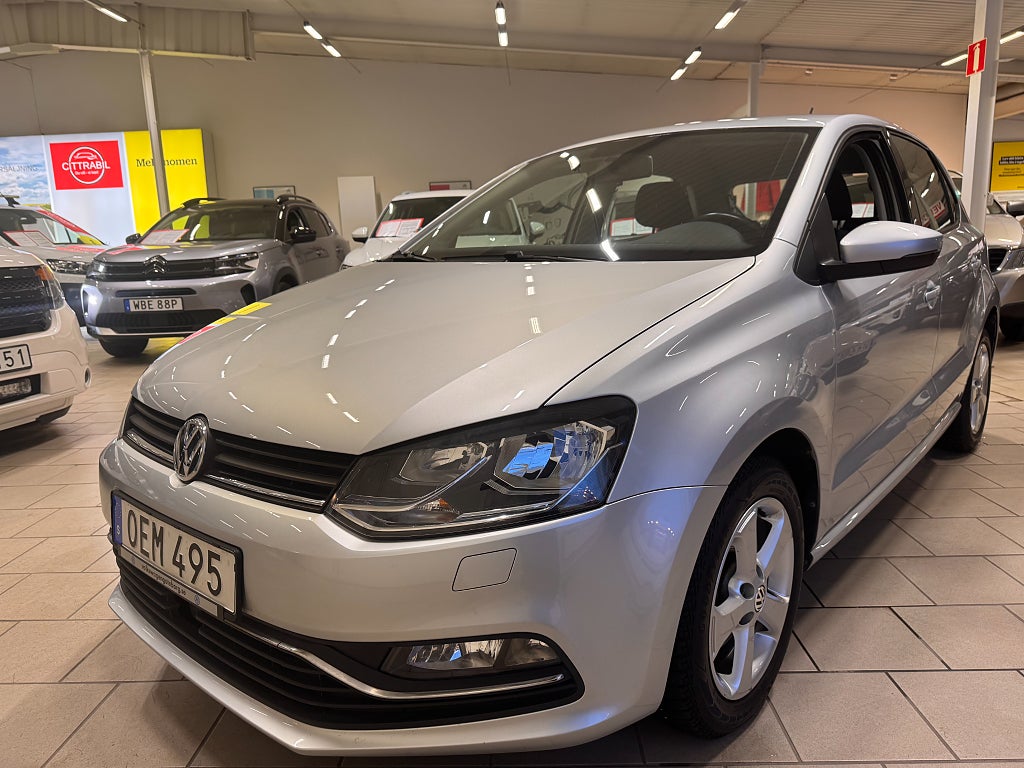Volkswagen Polo 5-dörrar 1.2 TSI BMT Aut Base 90hk - V-hjul!