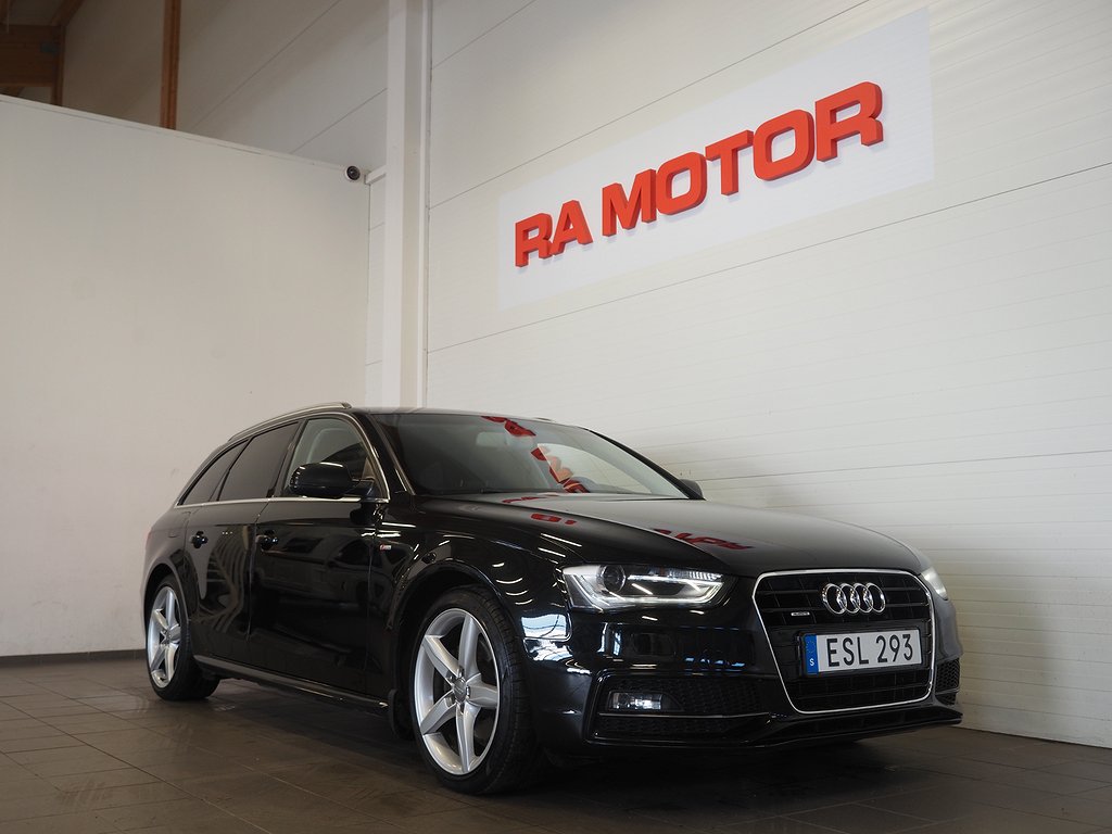 Audi A4 Avant TDI 190hk quattro  S-Line | Drag | D-värm | 2015