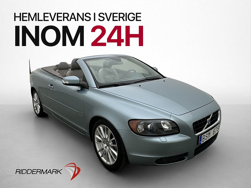 Volvo C70 Cab T5 230hk Momentum En Ägare, Endast 2195 Mil!