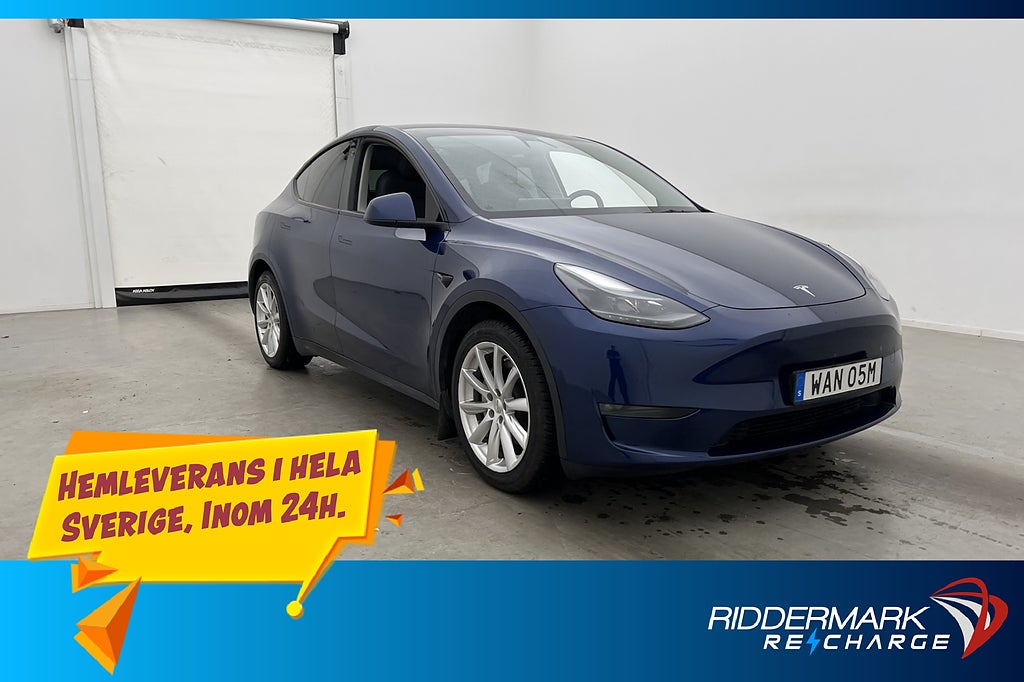 Tesla Model Y Long Range AWD Autopilot Dragkrok Svensksåld