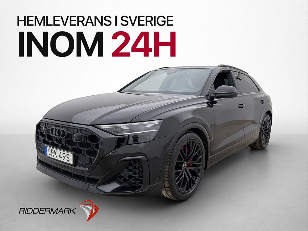 Audi Q8 60 TFSI e Q S-Line Pano B&O Luft Drag Skinn MOMS