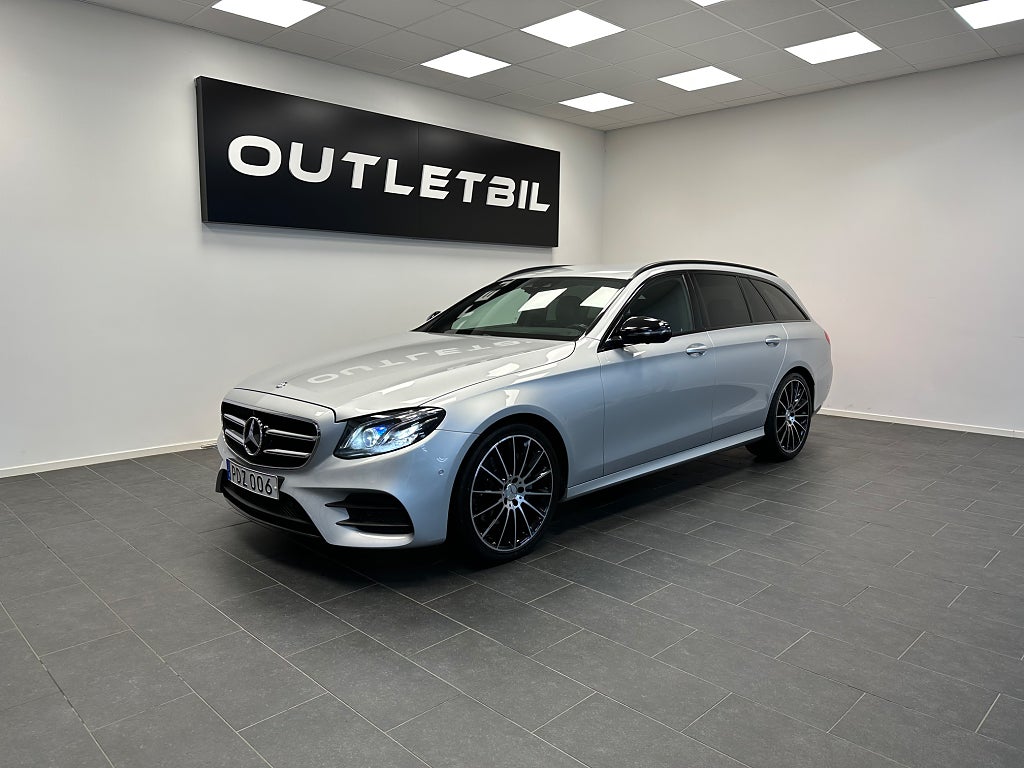 Mercedes-Benz E 220 T d 194hk 9G-Tronic AMG Widescreen Värmare Drag 20"