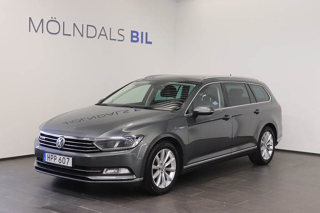 Volkswagen Passat Sportscombi 2.0 TDI 4M GT Skinn DSG Kamera Drag 190Hk