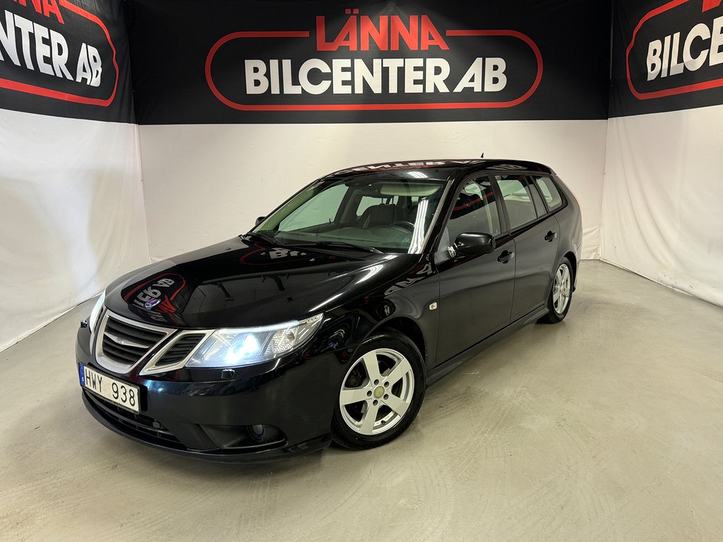 Saab 9-3 1.8t SC Vector Skinn Drag Ny serv Motorvärmare SoV