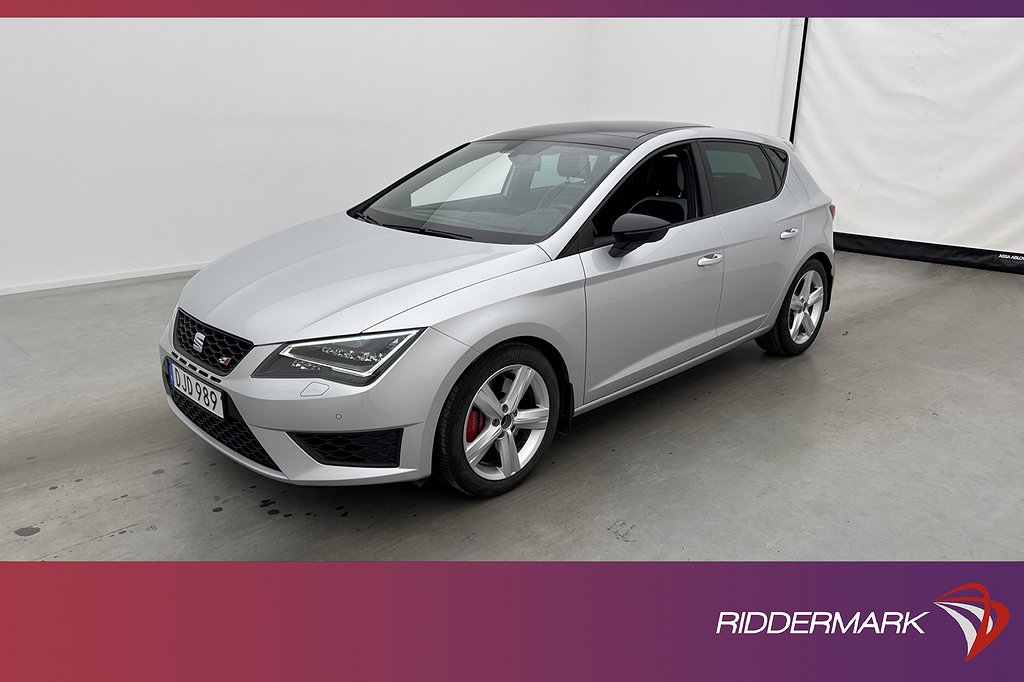 Seat Leon Cupra TSI 280hk Panorama DCC Sensorer Halvskinn