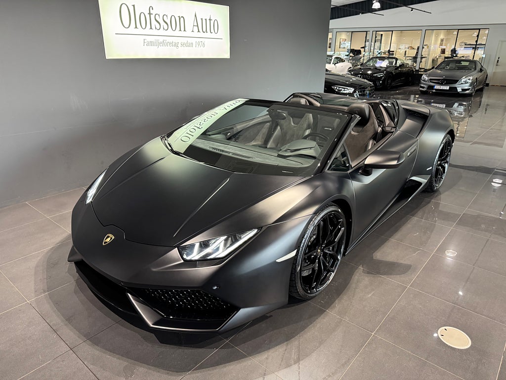 Lamborghini Huracán LP 610-4 Spyder Sportavgas Sensonum Lift - bild 12