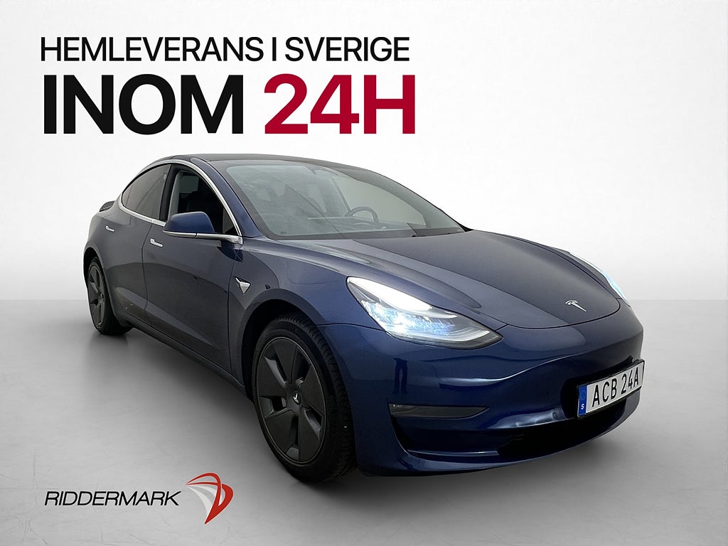 Tesla Model 3 Long Range AWD Pano Autopilot Svensksåld
