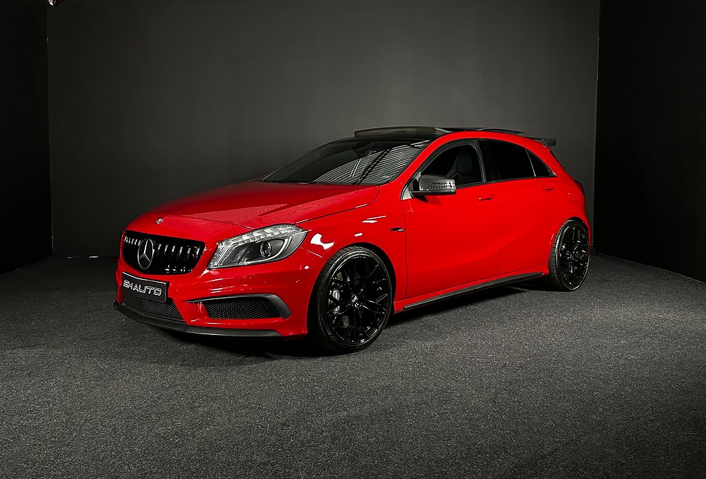 Mercedes-Benz AMG A 45 4MATIC|Panorama|Ny servad|Ny besiktad|B-kam|Navi|