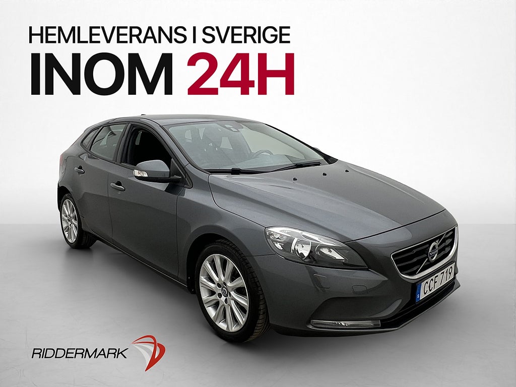 Volvo V40 D2 115hk Kinetic VOC Värmare P-Sensorer Dragkrok