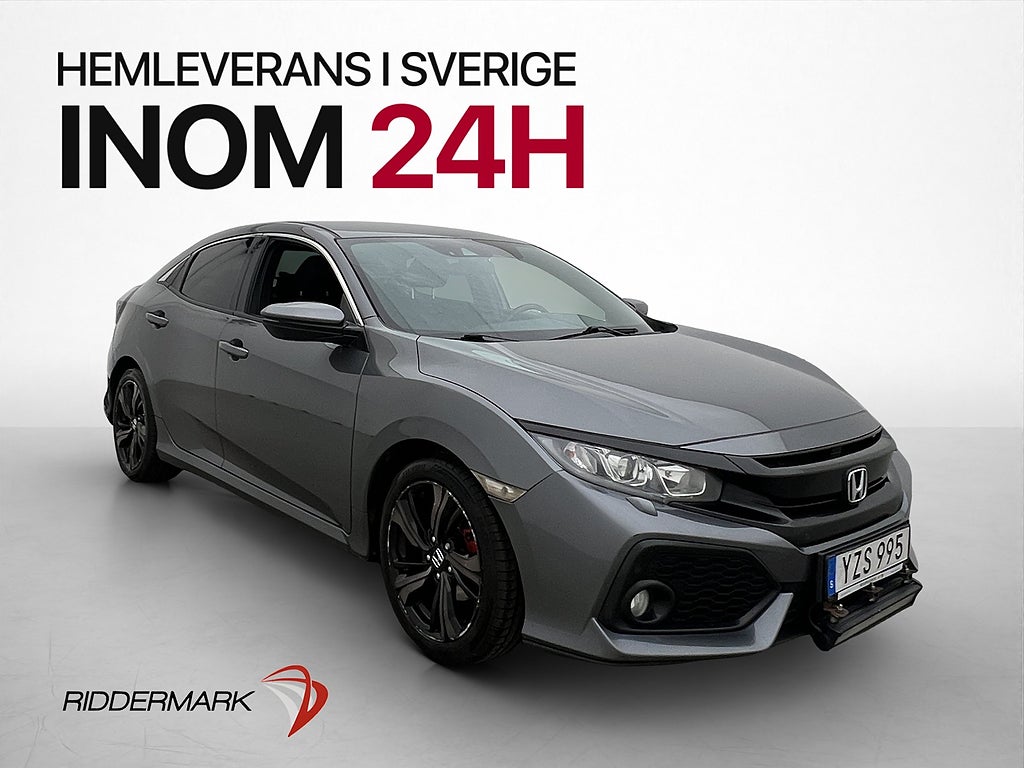Honda Civic 129hk Elegance CarPlay Kamera Navi Adaptiv-Fart