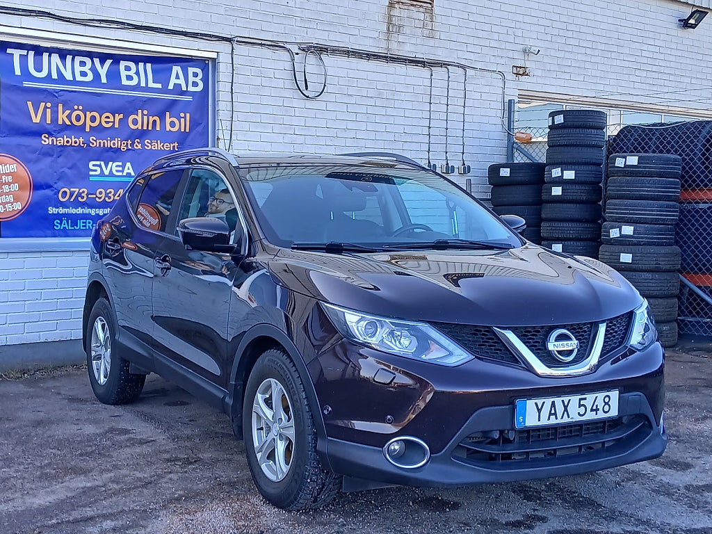Nissan Qashqai 1.6 DIG-T 163Hk Euro 6 GPS/Pano/360 Kam/Kedja