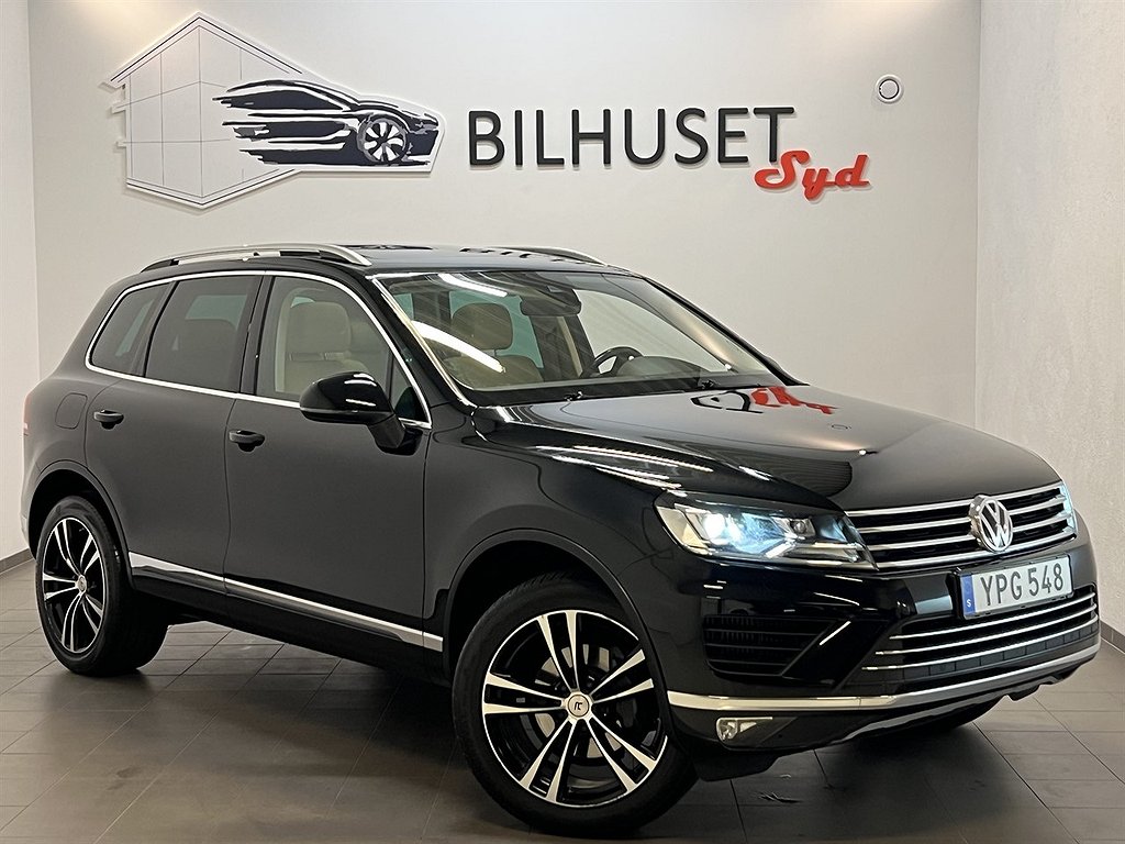 Volkswagen Touareg 3.0 V6 TDI 4M 204hk Pano/Läder/Navi/Bkamera/Krok/Nyservad