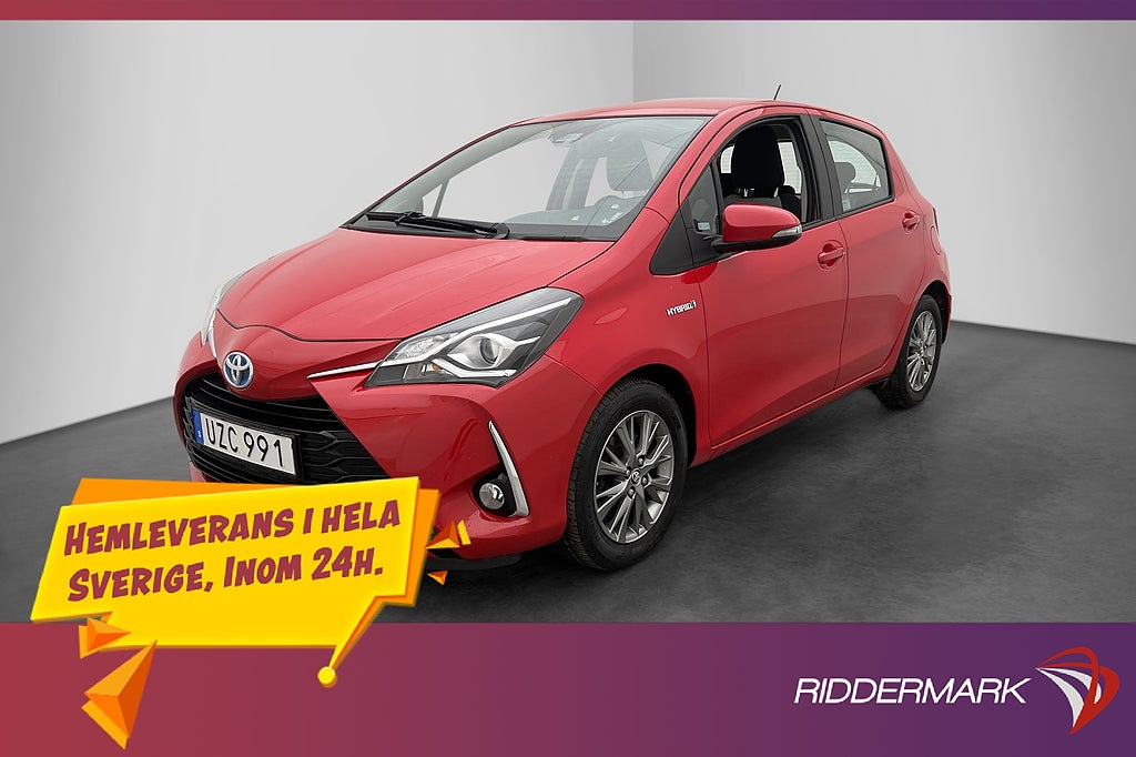 Toyota Yaris Hybrid e-CVT 101hk Active Kamera M&K-Värmare
