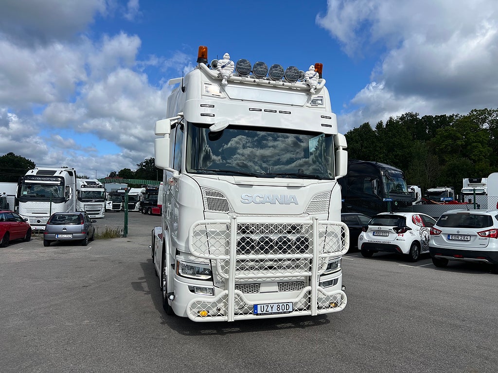 Scania R500 6x2 Dragbil Retarder, Klädd hytt, Full Boggie