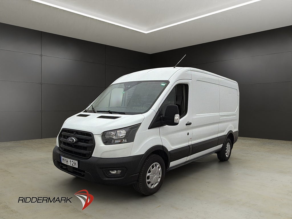 Ford transit L3H2 Värmare Kamera 3-Sits Farthållare Moms