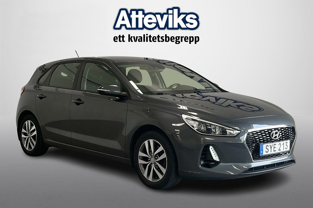 Hyundai i30 5-dörrar T-GDI 120hk Farthållare