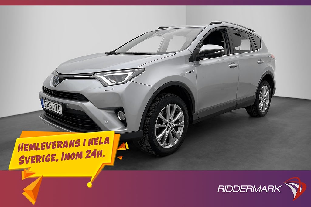 Toyota RAV4 Hybrid AWD 197hk Executive 360° Skinn Elstol
