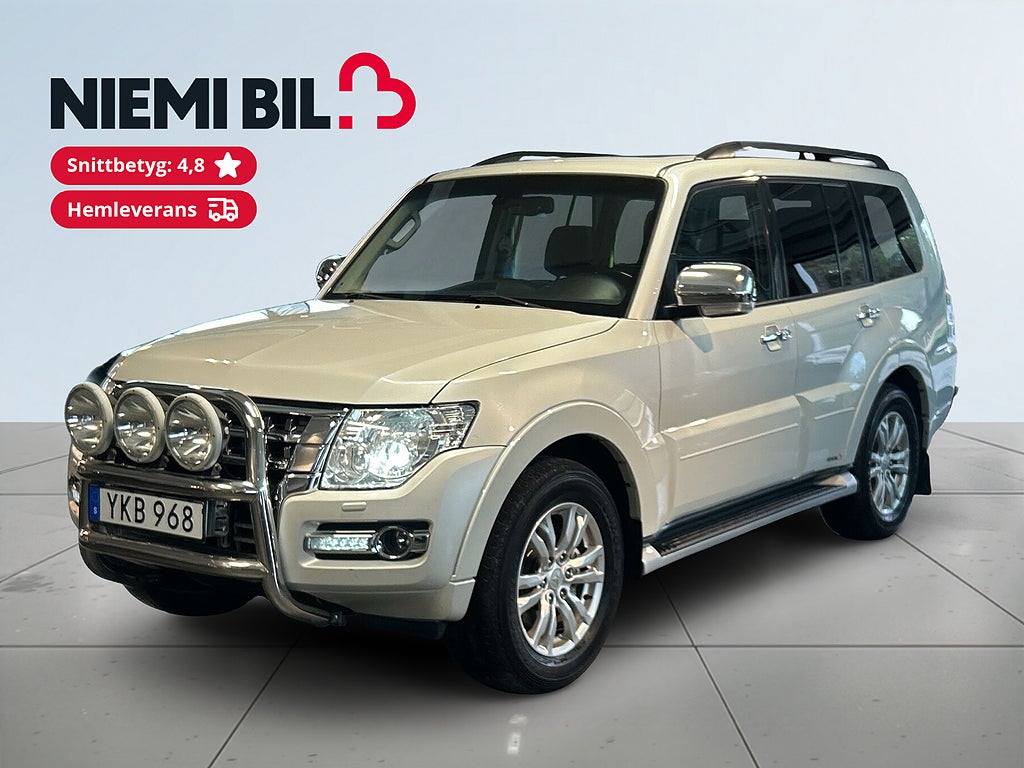 Mitsubishi Pajero 5-dörrar 3.2 Di-D 4WD Skinn/7-sits/Pano/Drag/Kamera/SoV