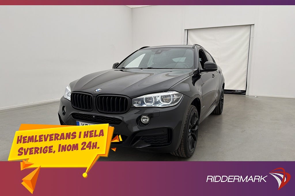 BMW X6 xDrive30d M Sport Värmare Kamera H/K Skinn HUD Drag