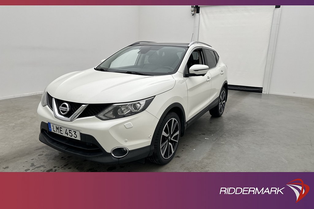 Nissan Qashqai 1.6 dCi 130hk Tekna Pano 360° Navi Skinn