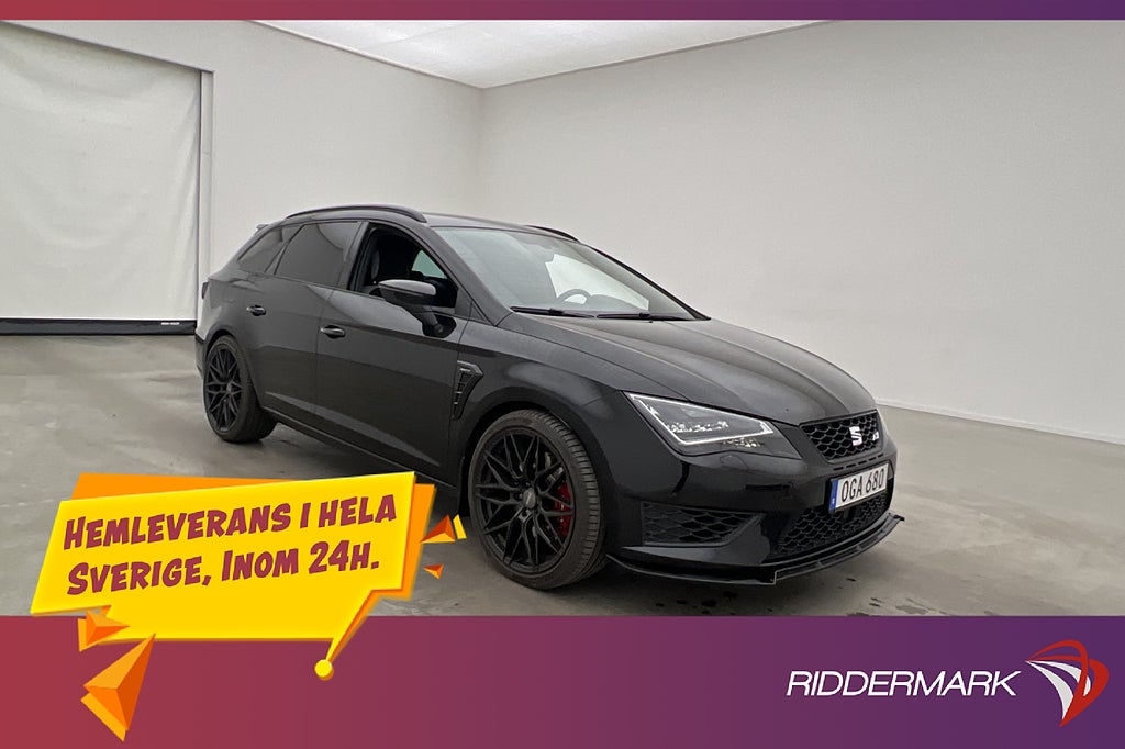 Seat Leon Cupra ST Black Line Halvskinn CarPlay Adpt-fart