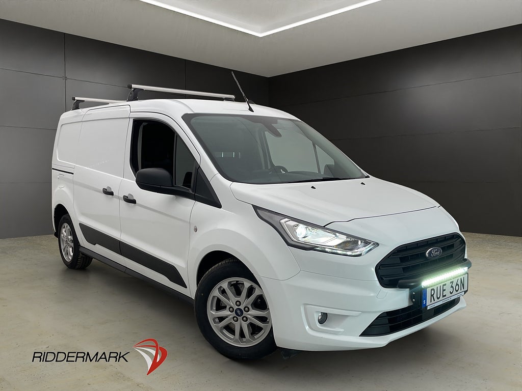 Ford Transit Connect LWB Värm Drag B-Kam 2xDörr CARPLAY Moms
