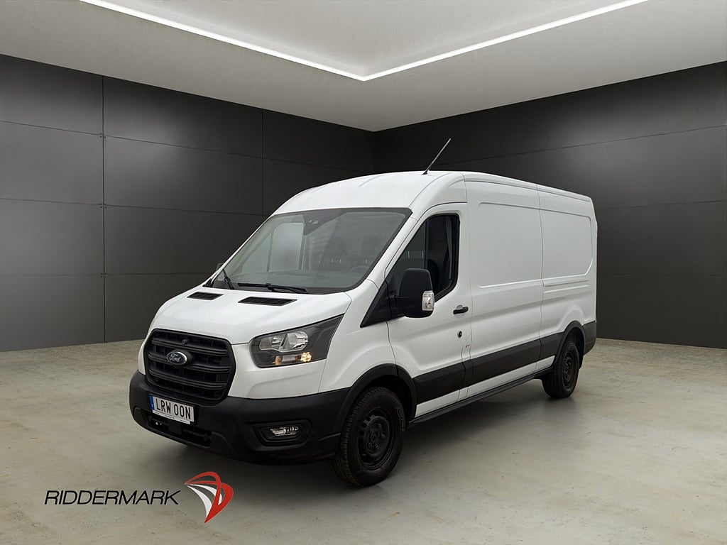 Ford transit 350 L3H2 Värmare Dragkrok 3-Sits B-Kamera Moms