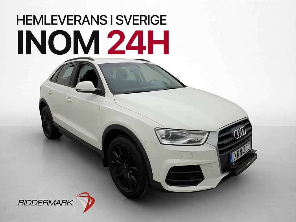 Audi Q3 2.0 TDI Quattro 150hk Drag 0,49l/mil Farthållare