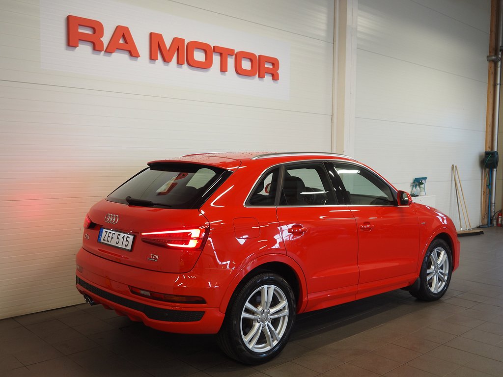 Audi Q3 2.0 TDI 184hk quattro S-Line | Dragkrok | 2018