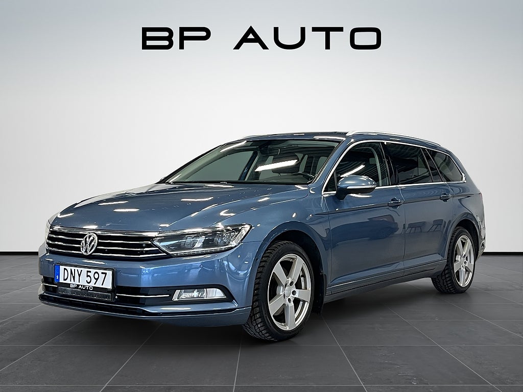 Volkswagen Passat Sportscombi 2.0 TDI Drag GPS Skinn Kamera Värmare 150hk