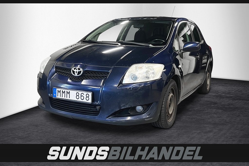 Toyota Auris 5-dörrar 1.6 Dual VVT-i    Nybesiktigad 