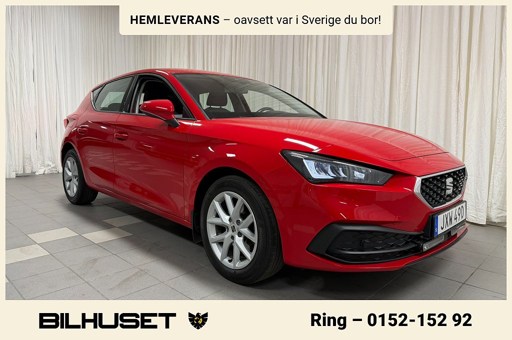 Seat Leon 1.5 TGI Style AUTO M-VÄRMARE P-SENSORER MOMS/VAT