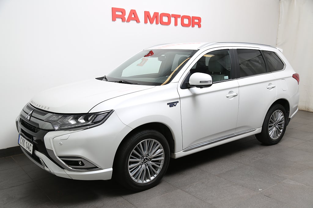Mitsubishi Outlander PHEV 224hk Business Aut 4WD Skinn 360°-kamera Drag 2019