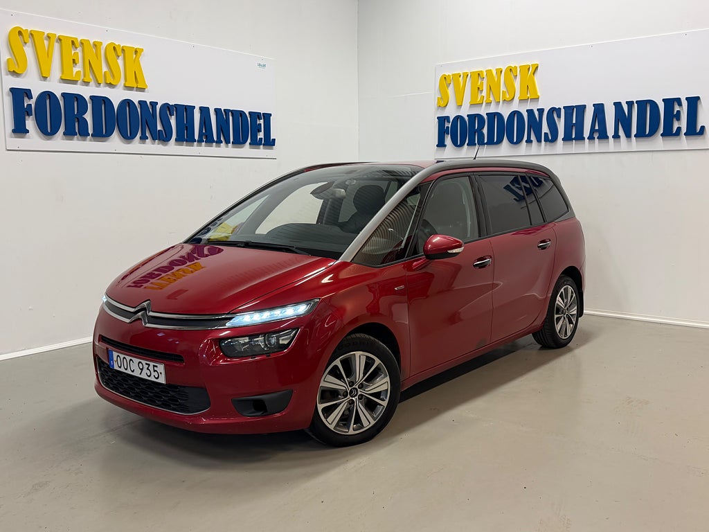 Citroën Grand C4 Picasso 2.0 HDi EAT Automat 150hk 7-Sits Exclusive Dragkrok